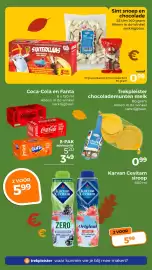 Trekpleister folder Pagina 69: Sint snoep en chocolade €0,99, Coca-Cola en Fanta €5,20
