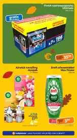 Trekpleister folder Pagina 71: Airwick Navulling Duopak €4,99, Finish vaatwascapsules Ultimate €35,99