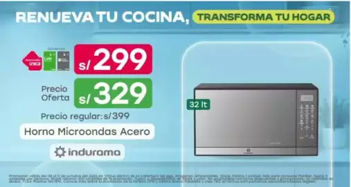 Catálogo Tottus semana 41 Página 10: RENUEVA TU COCINA, TRANSFORMA TU HOGAR Operated CMR unica Rack con Precio S/299 Oferta