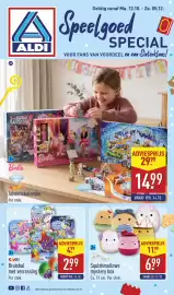ALDI folder | Speelgoed Special Pagina 1: Squishmallows mystery box €6,99, Adventskalender €14,99