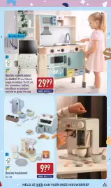 ALDI folder | Speelgoed Special Pagina 15: Houten keukenset €9,99, Houten speelkeuken €29,99