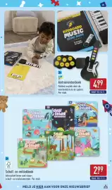 ALDI folder | Speelgoed Special Pagina 23: Schuif- en ontdekboek €2,99, Instrumentenboek €4,99