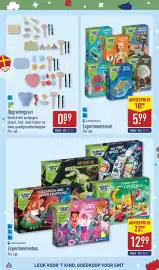 ALDI folder | Speelgoed Special Pagina 34: Clementoni Experimentenbox €12,99, Toy Lino Opgravingsset €0,89
