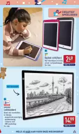 ALDI folder | Speelgoed Special Pagina 35: ToyLino Digitaal schrijfbord €2,49