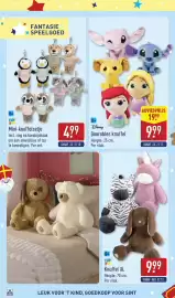 ALDI folder | Speelgoed Special Pagina 40: Toy Lino Knuffel XL €9,99, Toy Lino Mini-knuffelsetje €4,99