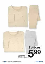 Catalogue Zeeman page 3: Pyjama bébé €5,99