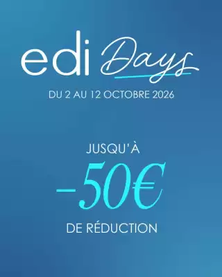Edisac (valable jusqu'au 12-10)