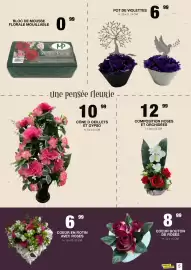 Catalogue Marché aux Affaires page 5: COEUR BOUTON DE ROSES €8,99, MP Mousse Florale €0,99