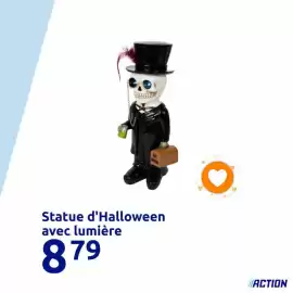 Catalogue Action page 5: Statue d'halloween avec lumière €8,79