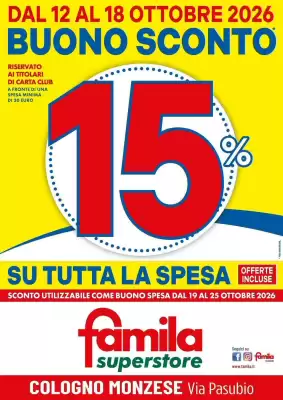 Famila Superstore (valido fino al 18-10)