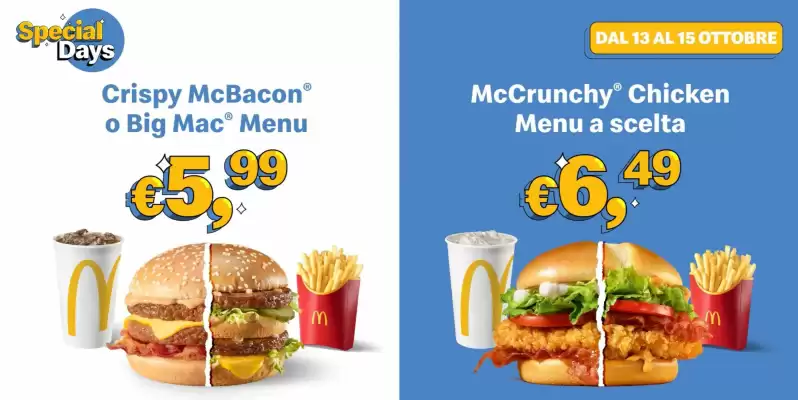 McDonald's (valido fino al 15-10)