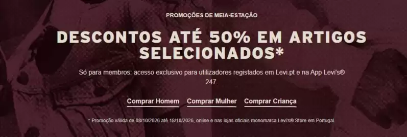 Folheto Levi's Página 1