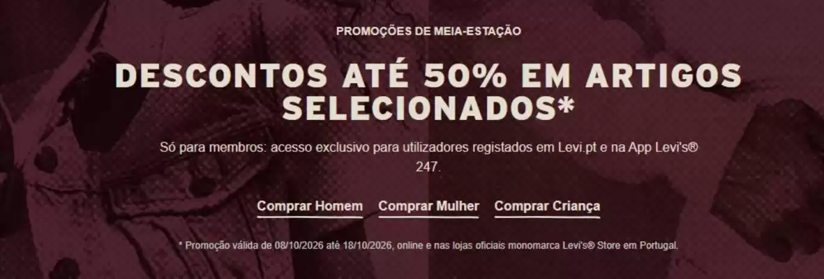 Levi's (válido até 20-10)