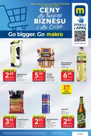 Makro gazetka Strona 1: Napój gazowany Pepsi €2,15, Olej rzepakowy Wielkopolski €6,69