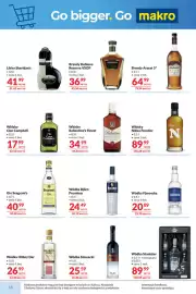 Makro gazetka Strona 18: Brandy Ararat 5* €64,99, Whisky Ballantine's Finest €34,99
