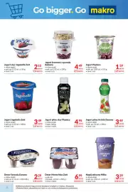 Makro gazetka Strona 8: Jogurt pitny Activia Danone €3,49, Jogurt pitny skyr Piątnica €4,95
