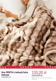 Homla gazetka Strona 3: %%% %% %% % % % % % % % % % % % % % % % % Koc PERTH z imitacji futra beżowy 150x200 cm 135,20 zł
