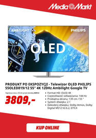 Media Markt gazetka Strona 8: Telewizor OLED PHILIPS 55OLED819/12 €3.809,00