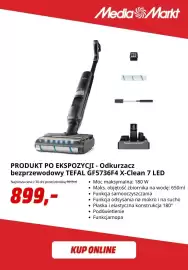 Media Markt gazetka Strona 2: Odkurzacz bezprzewodowy TEFAL GF5736F4 X-Clean 7 LED €899,00
