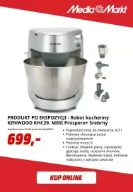 Media Markt gazetka Strona 6: Robot kuchenny KENWOOD KHC29. M0SI Prospero+ Srebrny €699,00