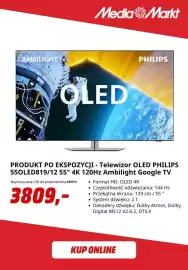 Media Markt gazetka Strona 8: Telewizor OLED PHILIPS 55OLED819/12 €3.809,00