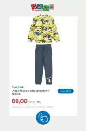 Smyk gazetka tydzień 41 Strona 8: Dres chłopięcy żółto-granatowy Minionki Cool Club €69,00