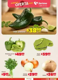 Catálogo Soriana Súper Página 3: Poblano - chile poblano €38,80, Jícama €26,80