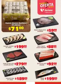Catálogo Soriana Súper Página 5: Mojarra tilapia entera congelada €59,00, Filete mojarra granja congelado €88,90
