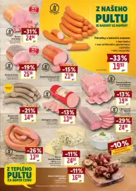 Billa leták týden 42 Strana 11: Pečená šunka €25,90, Doupovská jaternice €14,90