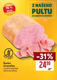 Billa leták týden 42 Strana 13: Šunka Zvonařka €24,90