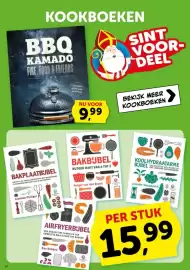Boekenvoordeel folder Pagina 16: Bakplaatbijbel €15,99, Bbq kamado €9,99