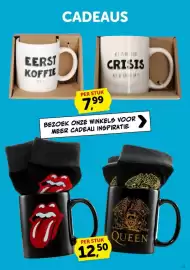 Boekenvoordeel folder Pagina 21: Rolling Stones Queen €12,50, Eerst koffie dan crisis €7,99