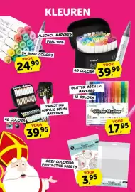 Boekenvoordeel folder Pagina 23: Ohuhu Glitter Marker €17,95, Direct ink acrylic brush markers €39,95