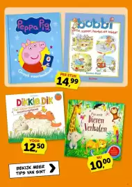 Boekenvoordeel folder Pagina 7: Peppa Pig Groot voorleesboek €14,99, Jet Boeke Dikkie Dik €10,00