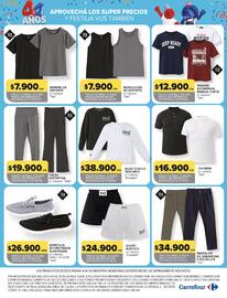 Catálogo Carrefour semana 41 Página 20: Chomba v/ colores "Tex" €16.900,00, Tex calza deportiva €19.900,00