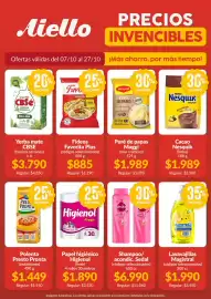 Catálogo Supermercados Aiello Página 1: Higienol papel higiénico (fresh) €1.890,00, Sedal shampoo/acondic. €6.990,00