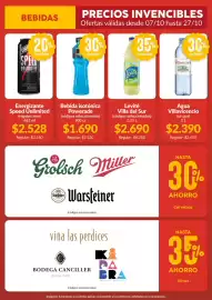 Catálogo Supermercados Aiello Página 2: Villavicencio agua €2.390,00, Powerade bebida isotónica €1.690,00