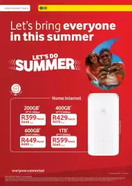 Makro catalogue Page 8: LTE \ HOME INTERNET DEALS Let's bring everyone in this summer LET'S DO SUMMER 5G Fibre 200GB* UP TO