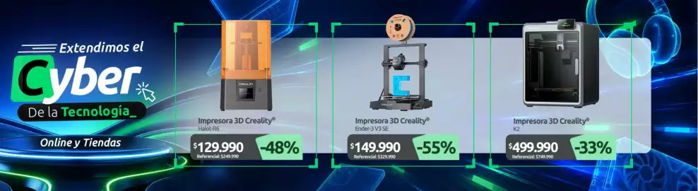Catálogo PC Factory Página 4: Impresora 3d €499.990,00