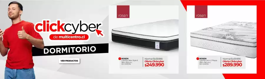 Catálogo Multicentro Página 3: Rosen - colchon new style 6 €249.990,00, Rosen - colchon art €439.990,00