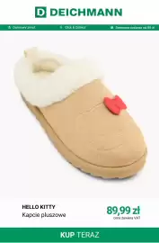 Deichmann gazetka tydzień 41 Strona 7: Kapcie pluszowe Hello Kitty €89,99