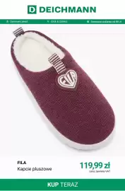 Deichmann gazetka tydzień 41 Strona 9: Kapcie pluszowe Fila €119,99