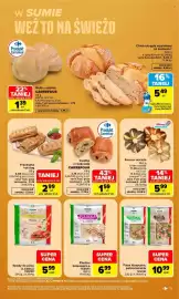 Carrefour gazetka tydzień 42 Strona 15: Ciastko z czekoladą Carrefour €1,59, Pinsa klasyczna, pełnoziarnista TESORI €10,99