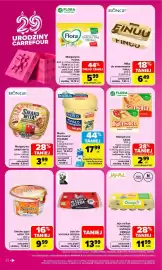 Carrefour gazetka tydzień 42 Strona 22: Masło klarowane POLMLEK €17,99, Margaryna FLORA €5,99
