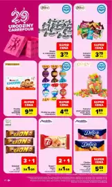 Carrefour gazetka tydzień 42 Strona 30: Praliny na wagę PSZCZÓŁKA €4,49, Cukierki Roshen €1,89