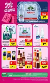 Carrefour gazetka tydzień 42 Strona 44: Syrop kawowy MONZINI €5,99, Woda mineralna JURAJSKA €1,99