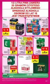Carrefour gazetka tydzień 42 Strona 47: Piwo Radler Warka €3,49, Piwo Harnaś €1,00
