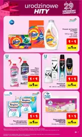 Carrefour gazetka tydzień 42 Strona 7: Dezodorant Rexona €1,00, Piana czyszcząca Domestos €1,00