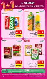 Carrefour gazetka tydzień 42 Strona 8: Sok pomarańczowy Tymbark €0,50, Napój gazowany €4,00