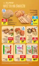 Carrefour gazetka tydzień 42 Strona 3: Ciastko z czekolada Carrefour €1,59, Bułka swojska €1,39
